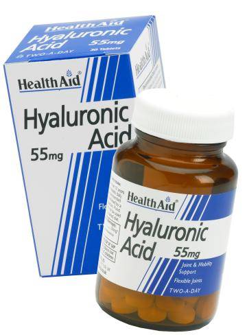 ÁCIDO HIALURÓNICO 55 MG HEALTH AID 30 COMP.