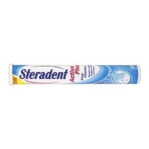 Steradent Triple Acción Plus Limpieza Prótesis Dental, 60 Tabletas
