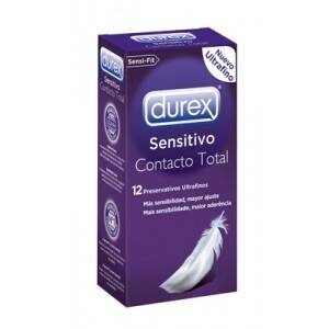 Durex Preservativos Sensitivo Contacto Total, 12Ud