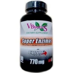Super Enzimas con DigeZyme VByotics, 90 cápsulas