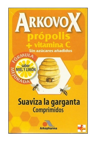 Arkovox Suaviza la Garganta con Miel y LImón, 24 pastillas