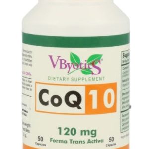 CoQ10 120 Mg con Vitamina E 100 Cápsulas VByotics
