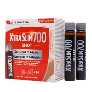 Xtraslim 700 Shot Quemador De Grasas 14 Viales Forte Pharma