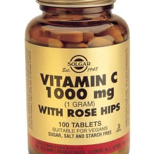 Vitamina C Rose Hips Solgar 1000 mg 100 Comprimidos