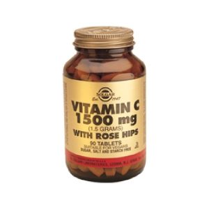 Vitamina C Rose Hips Solgar 1500mg 90 Comprimidos