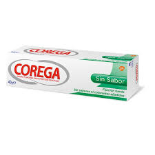Corega Extra Fuerte Sin Sabor Adhesivo Prótesis Dental, 40g