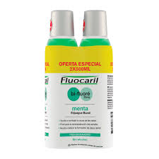 Fluocaril Colutorio Bi Fluoré Sabor Menta 2 X 500 ml
