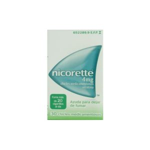 Nicorette 4 Mg 30 Chicles