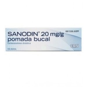 Sanodin 20 Mg/G Pomada Bucal 1 Tubo 15 G