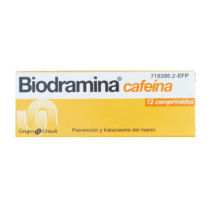 Biodramina Cafeina 12 Comprimidos Recubiertos