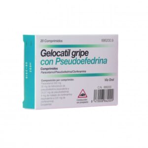 Gelocatil Gripe Con Pseudoefedrina 20 Comprimidos