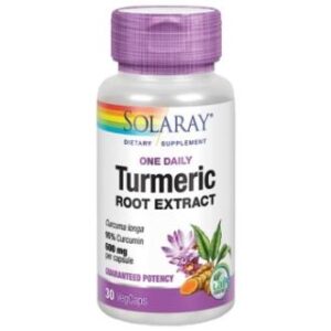 Turmeric Solaray 600 mg 30 cápsulas