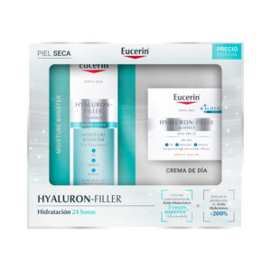 Eucerin Pack Hyaluron-Filler Hydrating Booster + Crema De Dia Hyaluron-Filler 3x Effect FPS 15 50ml