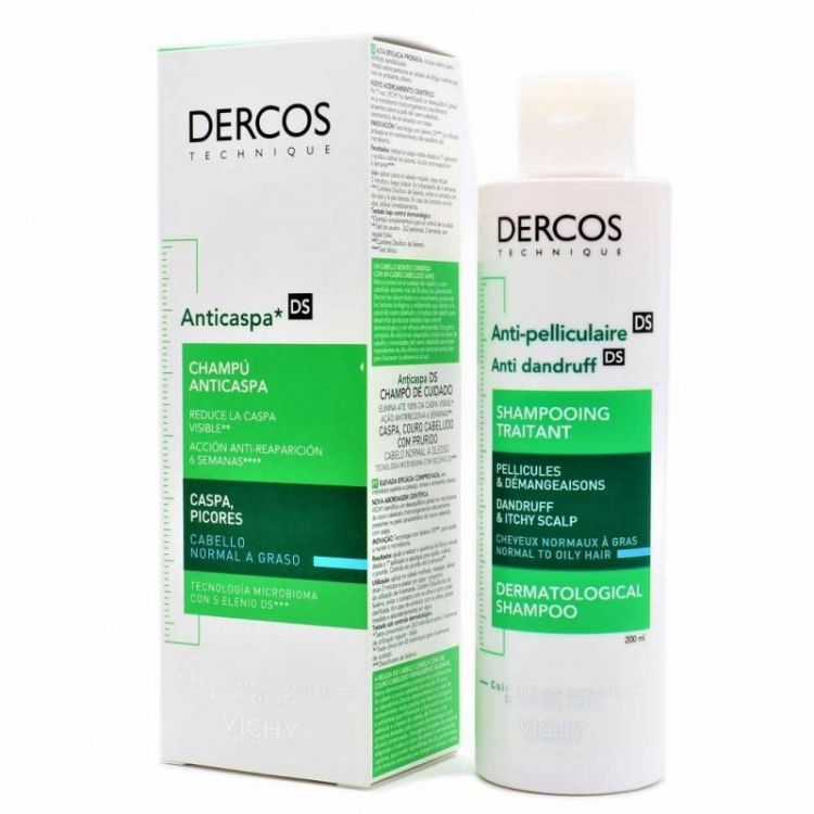 Vichy Dercos Champú Anticaspa Cabello Normal a Graso 200 ml