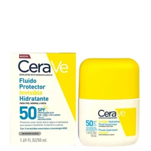 Cerave Fluido Protector Invisible Hidratante SPF 50