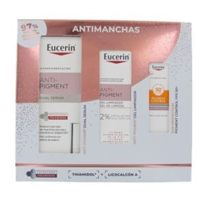 Eucerin Pack Anti-Pigment Dual Serum + Gel Limpiador +Sun Protection